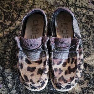 Hey Dude Women's Leopard Print Moccasins